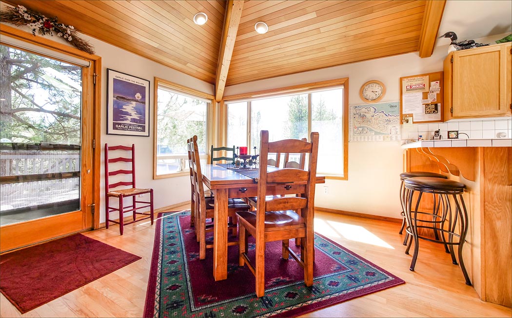 Large family kitchen fully equipped with modern appliances and cookware